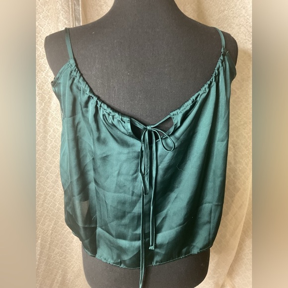 Aerie Green Sleeveless Crop Camisole - Picture 4 of 4